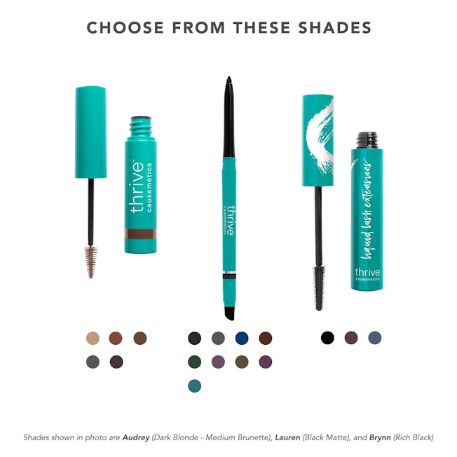 Brow Gel + Eyeliner + Mascara Thrive Causemetics