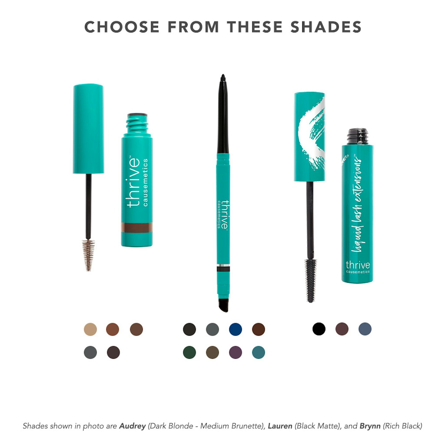 Brow Gel + Eyeliner + Mascara Thrive Causemetics®