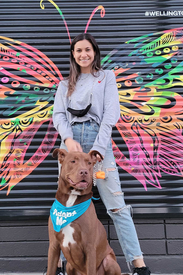 Image: #Thrivepawsmetics | Marcela + Churro