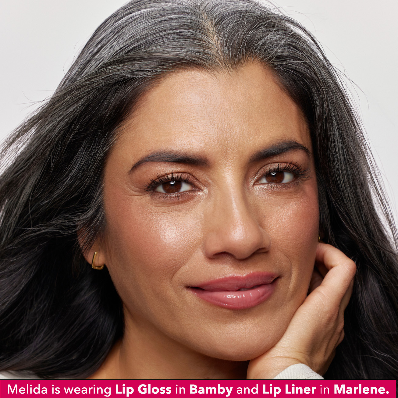 bamby gloss model editorial image 