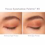 Vegan Eye Lift 360° Waterproof Primer - Before + After w/ Eyeshadow
