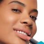 Vegan Lipstick in Ilene (Pink Taupe) on Lips